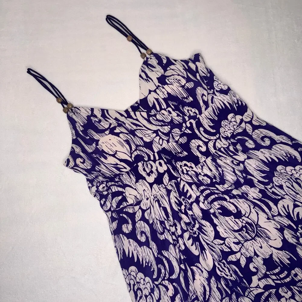 Purple White American Living 4 Maxi Dress - Picture 3 of 9